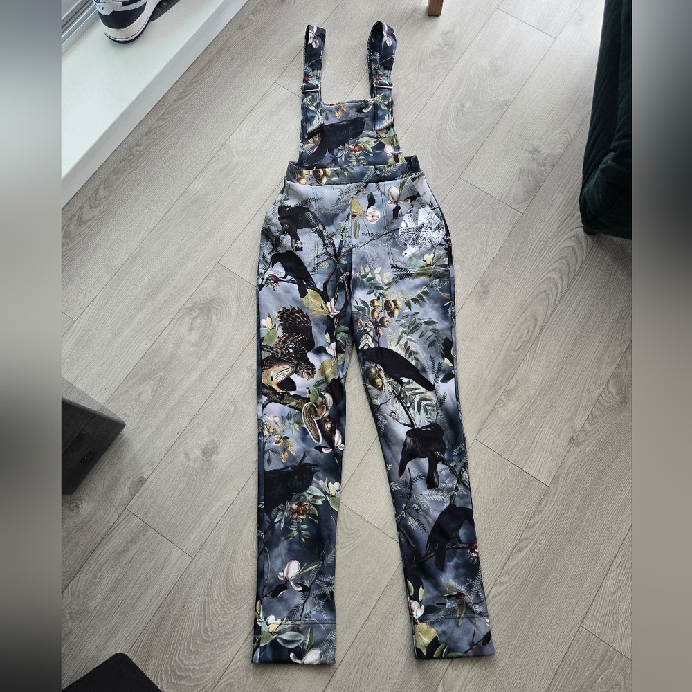 Blackmilk Night Birds Women's Overalls